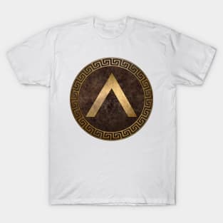 Spartan Shield Lambda Symbol of Sparta T-Shirt